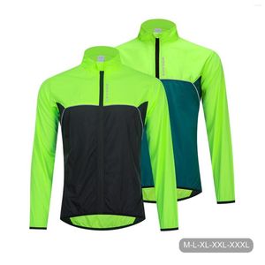 Racing jassen stiksels reflecterende fietsjack brehable heren gemaakt van zeer polyester meriale help je de