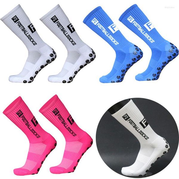 Racing Vestes Style FS Football Chaussettes Rondes En Silicone Ventouse Grip Anti Slip Football Sports Hommes Femmes Baseball