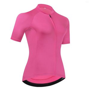 Vestes de course été 2023 Pro Team Aero cyclisme maillot femmes manches courtes course Fit vtt vélo chemise vélo vêtements de sport