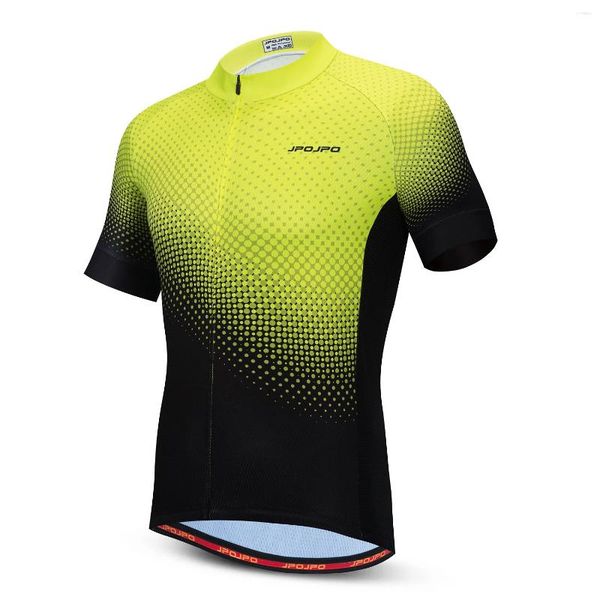 Vestes de course Jersey de vélo d'été Tops hommes à manches courtes Cycling Mountain Bicycle Cycle Sport Cycle de sport