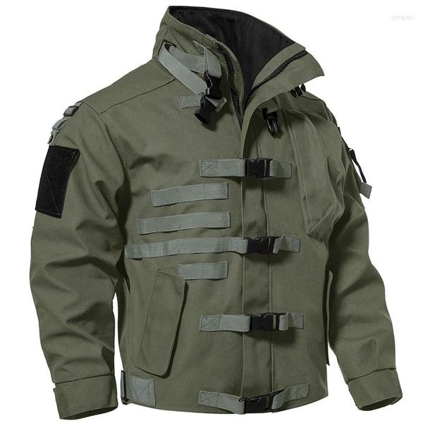 Vestes de course TopFight Mark 2.0 moto tactique haute énergie manteau pour hommes costumes noirs militaires en plein air