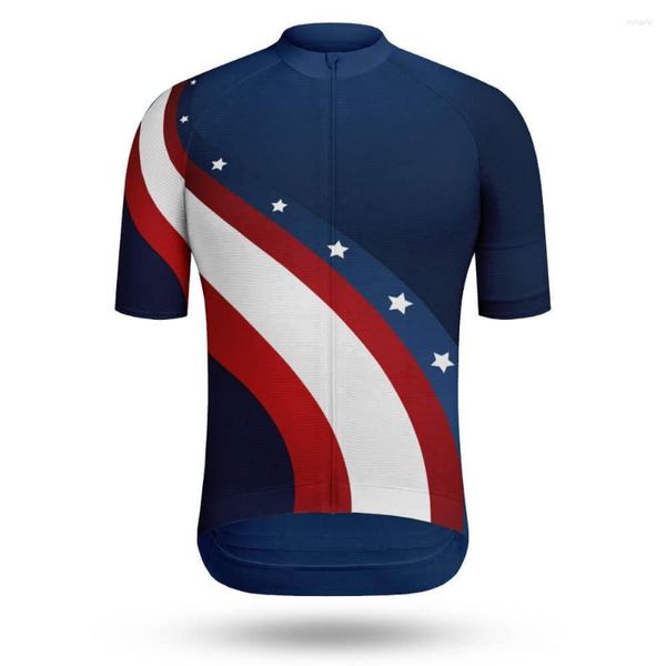 Vestes de course USA maillot de cyclisme hommes femmes 2023 mode vélo Pro équipe chemise vtt route vêtements