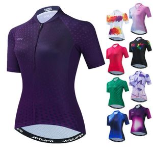 Vestes de course Weimostar 2022 maillot de cyclisme femmes VTT vêtements Anti-UV équipe vtt vélo vêtements Cycle chemise