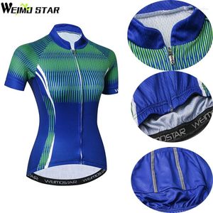 Vestes de course weimostar femmes 2024 pro équipe cycliste jersey roule roupa ciclismo vêtements d'été