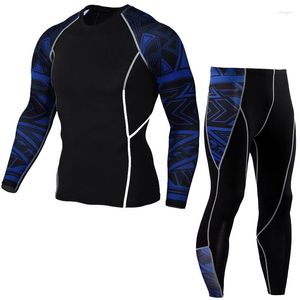 Racing Jassen Winter Thermisch Ondergoed Set Mannen Sportkleding Running Training Warm Base Layer Compressie Panty Joggingpak Gym 2023