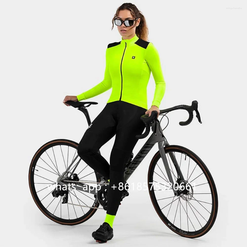 Yarış ceketleri kadın uzun kollu bisiklet forması bahar sonbahar bisiklet mtb spor ince ceket bisiklet yarış giyim roupa Ciclismo Maillot