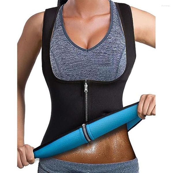 Vestes de course Femmes Néoprène Sauna Body Shaper Sweat Vest Traine Trainer Spa Sincall Sincming Workout Top pour les adultes