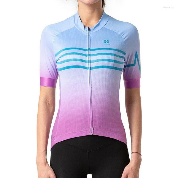 Vestes de course maillots de cyclisme féminin