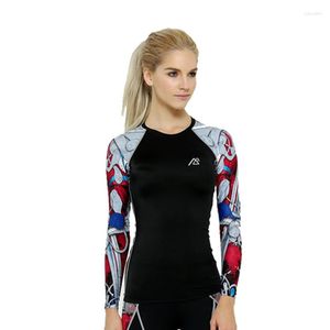 Racing Jackets Womens Compression Shirt Women Bike Top Sport Fitness Cycling 3D Long Sleeve Tee