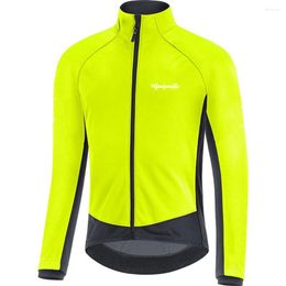 Racing Jackets Wyndymilla heren fietsjack winterfiets sport thermisch fleece lichtgewicht MTB -apparatuur