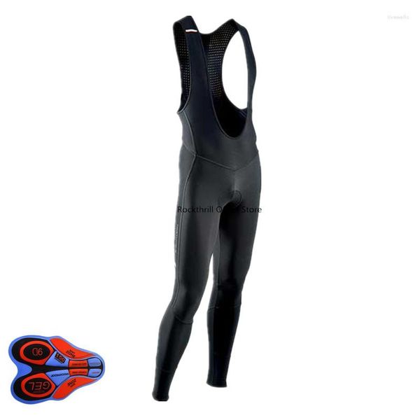 Pantalones de carreras 2023 9D Gel Pad Pro Team Ciclismo Bib Tights Pantalones cortos de bicicleta negros MTB Road Bike Ciclismo Perneras Long