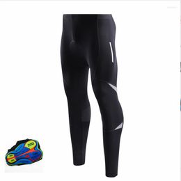 Pantalon de course cyclisme bavoirs pantalon 5D Gel rembourré vélo de route respirant maille hommes montagne LongWear collants équitation hommes bavoir