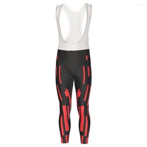 Pantalon de course HIRBGOD hommes gilet pantalon cyclisme Jersey Sports de plein air Cyclies vêtements rouge rayure respirant vêtements de vélo TYZ084-11