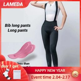 Pantalones de carreras Bicicletas Lameda para mujeres cómodas prendas largas y adelgazadas