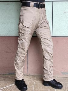 Racing Pants Pantalon militaire de Camouflage imperméable tactique pour hommes avec multi-poches salopette de travail masculine pantalon droit cyclisme en plein air