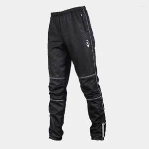 Pantalones de carreras para hombre, ciclismo de invierno, bicicleta de montaña, clima frío, equipo de senderismo, forro polar a prueba de viento, ropa para correr, esquí y bicicleta