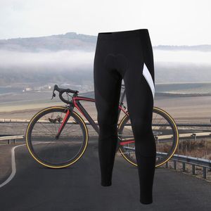 Pantalones de carreras Santic hombres ciclismo MTB polar acolchado invierno 4D cojín almohadilla térmica reflectante mantener caliente bicicleta WM7C04097