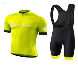 Ensembles de course 2021 Cube Summer Cycling Jersey Respirant VTT Vêtements de vélo Montagne Hommes Vêtements de vélo Clothes4838579