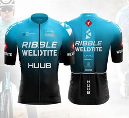 Ensembles de course 2021 Huub Maillot de cyclisme Wattbike Hommes Costume de vélo Ribble Weldtite Chemises de vélo Cuissard VTT Vêtements d'équipe Ciclismo R5033190