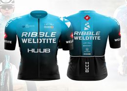 Racing Sets 2021 Huub Cycling Jersey Wattbike Men Bicycle Suit Ribble Weldtite Bike Shirts Bib Shorts MTB Team Kleding Ciclismo R5660635