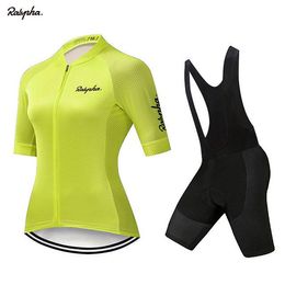 Ensembles de course 2021 Été Femmes Cyclisme Jersey Porter Sports Vélo Vêtements Costume Set Kit Cycle Shorts