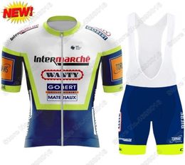 Racen sets 2021 Wanty Cycling Jersey Set Men Pro Team Clothing Race Road Bike Suit fietsen Bib shorts Tops Maillot Ropa Ciclismo5925728