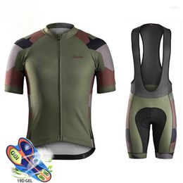 Conjuntos de carreras 2022 Raudax Verano Ciclismo Jersey Set Transpirable MTB Ropa de bicicleta Ropa de bicicleta de montaña Ropa Maillot Ropa Ciclismo