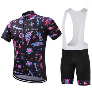 Racing Sets 2023 Merk Team Wielertrui Kleding Set Ademend Ropa Ciclismo Bike Jerseys Cyclus Met 9D Pad Shorts Broek