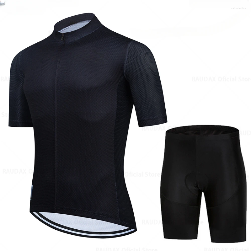 Set da corsa 2023 Set da ciclismo Maglia da uomo Manica corta Abbigliamento da bicicletta Kit Mtb Bike Wear Triathlon