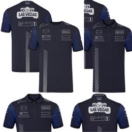 Sets de course 2023 F1 Racing Team T-shirt T-shirt Formule 1 Polo Polo T-shirts Nouvelles saison de vêtements de sport de course Tops Mensy