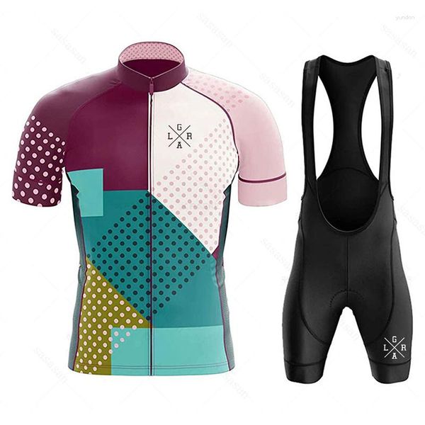 Racing Sets 2023 Loose Rider Sports Team Training Cyclisme Vêtements Respirant Hommes Manches Courtes Mallot Ciclismo Hombre Verano Suit