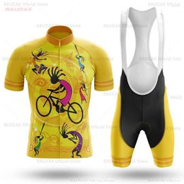 Racing Sets 2023 Pro Cycling Jersey Summer Heren Breathble Bike MTB Bicycle Shirt Riding Clothing Kort Mouw Mountain Road Ciclismo