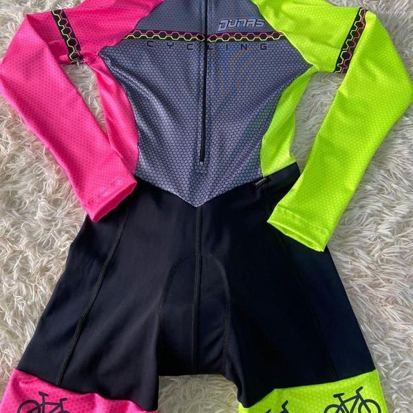 Ensembles de course 2023 femmes Triathlon à manches longues sans manches cyclisme maillot sport costume Skinsuit VTT combinaison robe