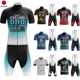 Racing sets 21 Style 5 Cycling Jersey Set Bicycle Suit Bike Summer Sleeve Men Bib Shorts Kleding Por Team Men's 20d Gel Pad Dasting