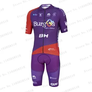 Sets de carreras BH Equipo 2024 Hombres de verano en bicicleta Jersey Set Ropa de vía Babero Shorts Mountain Bike Traje Uniforme