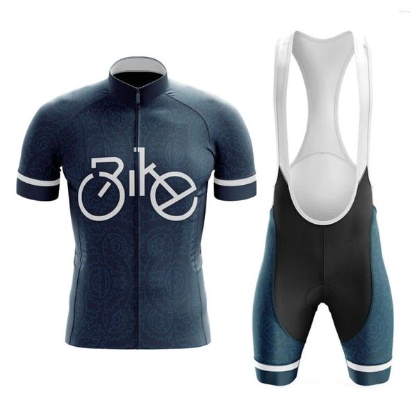 Ensembles de courses Bike Men's Cycling Jersey Set Hombre Summer Mountain Road Verging Road