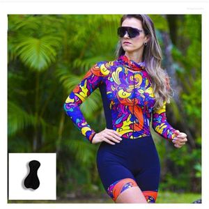 Conjuntos de carreras, fabricante de China, pantalones cortos de manga corta de secado rápido para mujeres, mono de triatlón de bicicleta OEM personalizado, traje de ciclismo de montaña