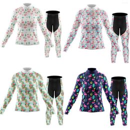 Ensembles de course Classic Flamingo Modèle Jersey de cyclisme drôle Set Vêtements pour femmes