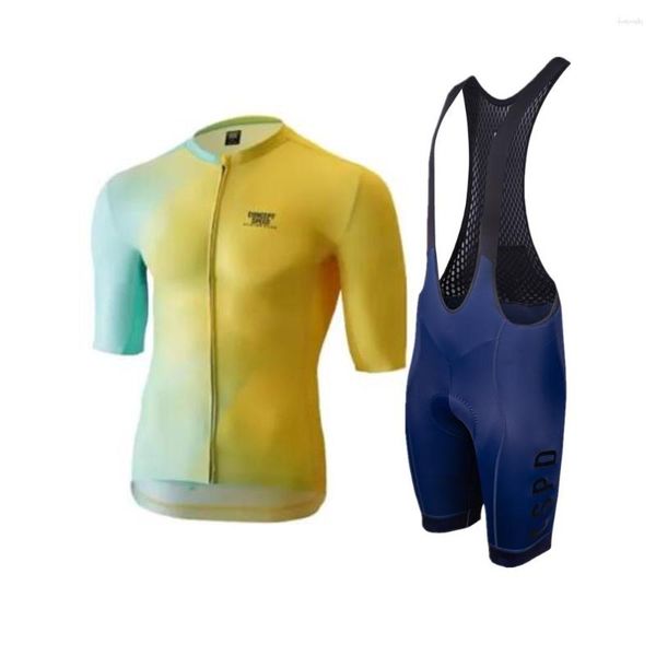 Racing Sets Concept Speed Cycling Jersey Set Quick Dry Unisexe Triathlon Compétitions Longue Distance Uniforme Vêtements