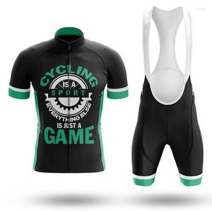 Ensembles de course ensemble de maillot de cyclisme uniformes de VTT porter des vêtements de vélo hommes vtt chemises Vetement Velo Homme
