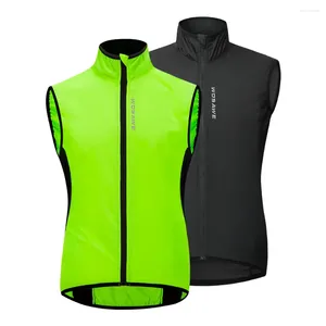 Racing Sets Cycling Windbreaker Vest Outdoor Running Windproof Waterproof Sleeveless Quick-drying Jersey