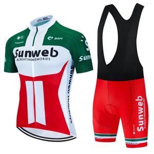 Ensembles de course maillot de cyclisme vert Pro Team hommes vêtements de vélo séchage rapide vtt vélo respirant chemise route Cycle porter des vêtements