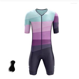 Racesets Hoogwaardige Custom Ademende Made Made Made Men's Cycling Uniform Jersey Suit 2023 Shorts Triathlon Jumpsuit