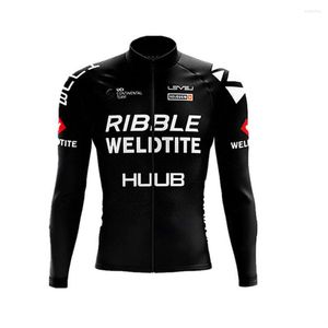 Racing Sets HUUB 2023 Men Bike Cycling Jerseys Long Sleeve Shirt MTB Jersey Ciclismo Autumn Bicycle Sportswear Maillot Outdoor