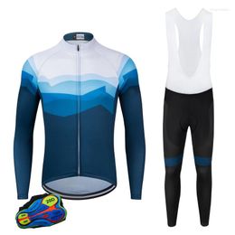 Racesets Lange mouw Ademe rijfiets Mode Strak passende ultraviolet-proof set Cycling Desse Jersey Suit Sport
