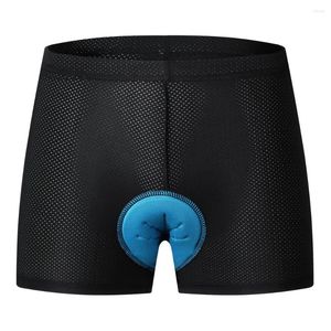 Ensembles de course Short de cyclisme respirant à séchage rapide absorbant la sueur pour hommes avec coussinets en silicone Coussin de siège de sous-vêtements de vélo de montagne