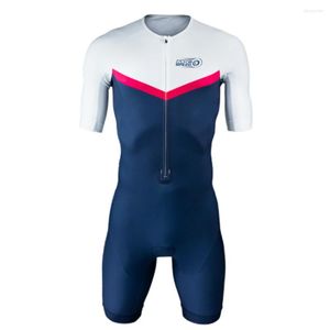 Racing Sets MPC Speed Triathlon Suit Mens Short Sleeve Road Bike Cycling Jumpsuit Clothing Skinsuit Bodysuit Outfit