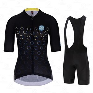 Racing Sets Ostroy Dames Pro Fessional Cycling JerseyBathable MTB Motocross Slijtage Fietskleding 2022 Creative Pattern