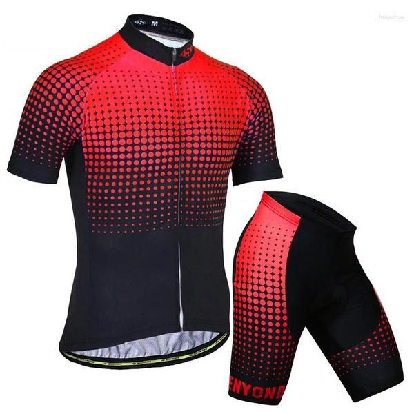 Conjuntos de carreras Pro Ciclismo Set MTB Ropa de bicicleta Uniforme de bicicleta Deporte Ropa de jersey de secado rápido