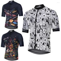 Conjuntos de corridas Qualidade 2024 Race Fit Manga Curta Jersey Homens Pro Team Aero Ciclismo Respirável Camisa de Bicicleta Hombre